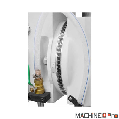Détail mandrin cône MK4 et carter plexiglas ZS-40B