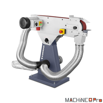 Ponceuse à bande pour métal CORMAK SM75DC avec aspiration-1