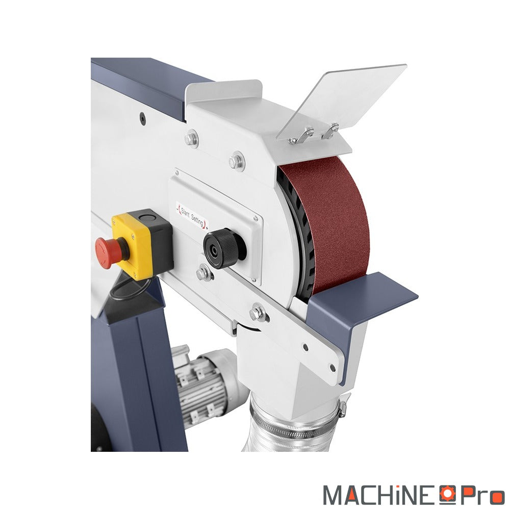 Ponceuse à bande pour métal CORMAK SM75DC avec aspiration-3