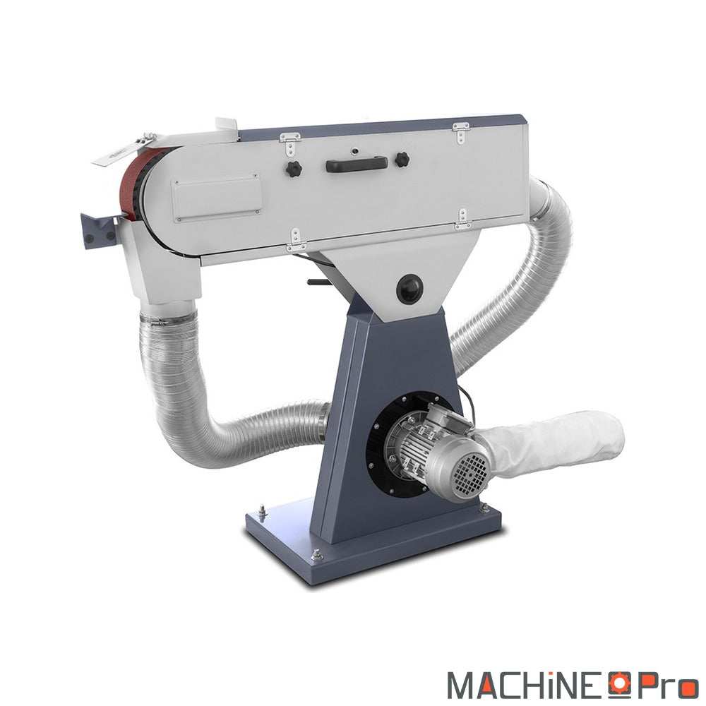 Ponceuse à bande pour métal CORMAK SM75DC avec aspiration-6