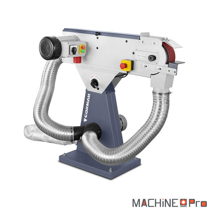 Ponceuse à bande pour métal CORMAK SM75DC avec aspiration-7