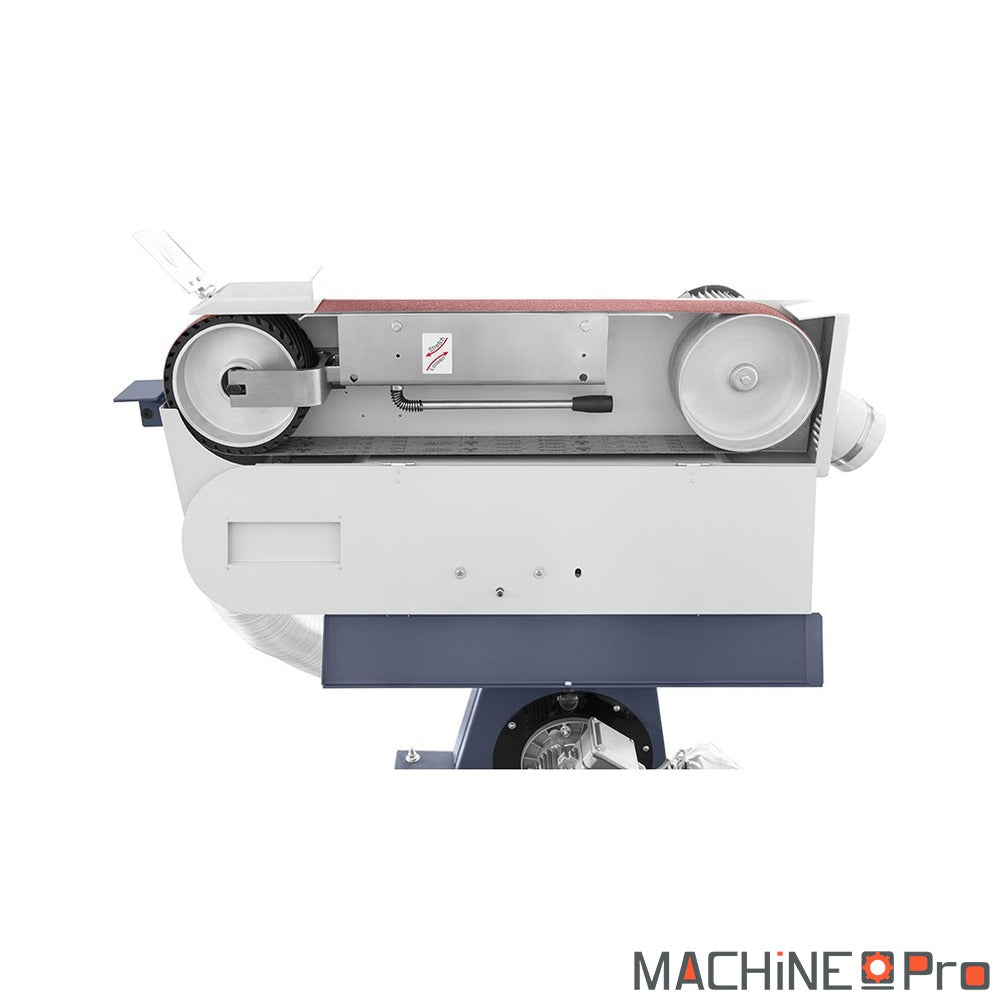 Ponceuse à bande pour métal CORMAK SM75DC avec aspiration-8