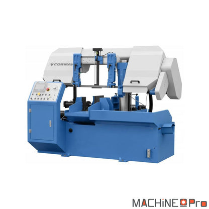 Scie à ruban automatique CORMAK H-300 HA C33 vue d'ensemble en atelier