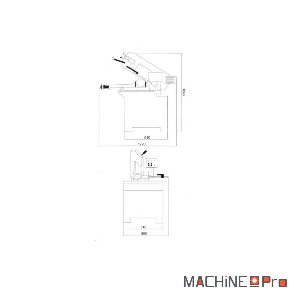 Scie à ruban pour métaux CORMAK HBS275 Cormak