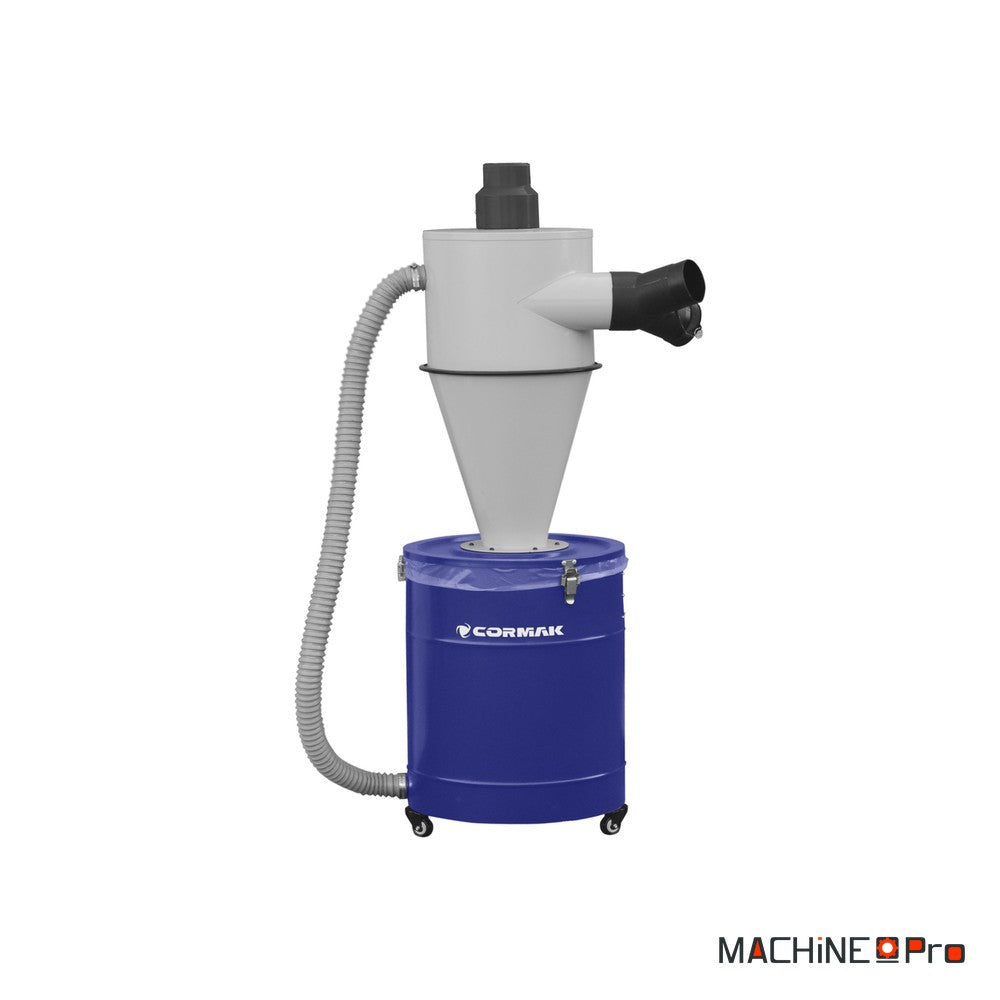 Séparateur cyclone pour copeaux et poussières humides ou secs CORMAK C118-1