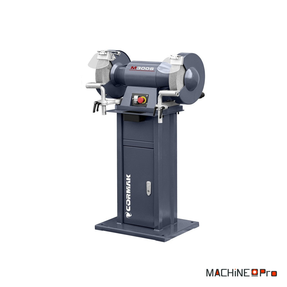 Touret à meuler industriel à double disque CORMAK M300S-1